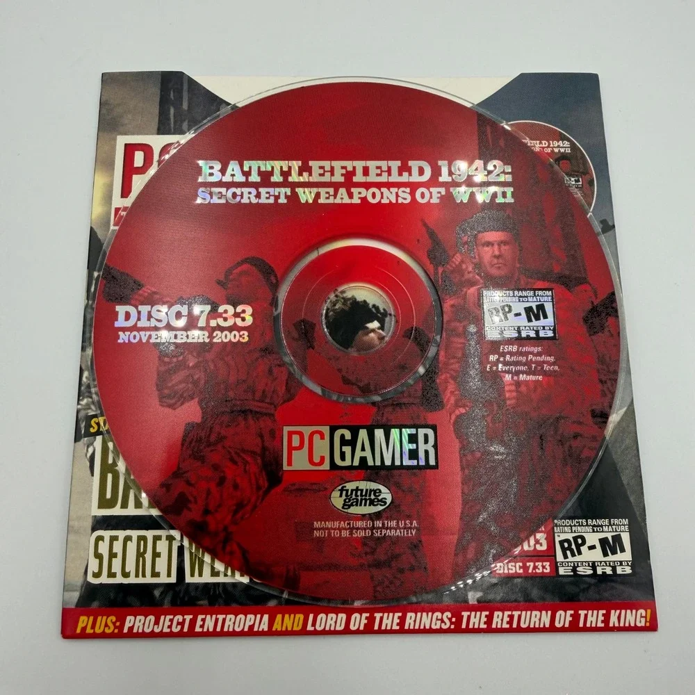 PC Gamer CD Nov 2003 Disc 7.33 Battlefield 1942 Secret Weapons of WWII Demo